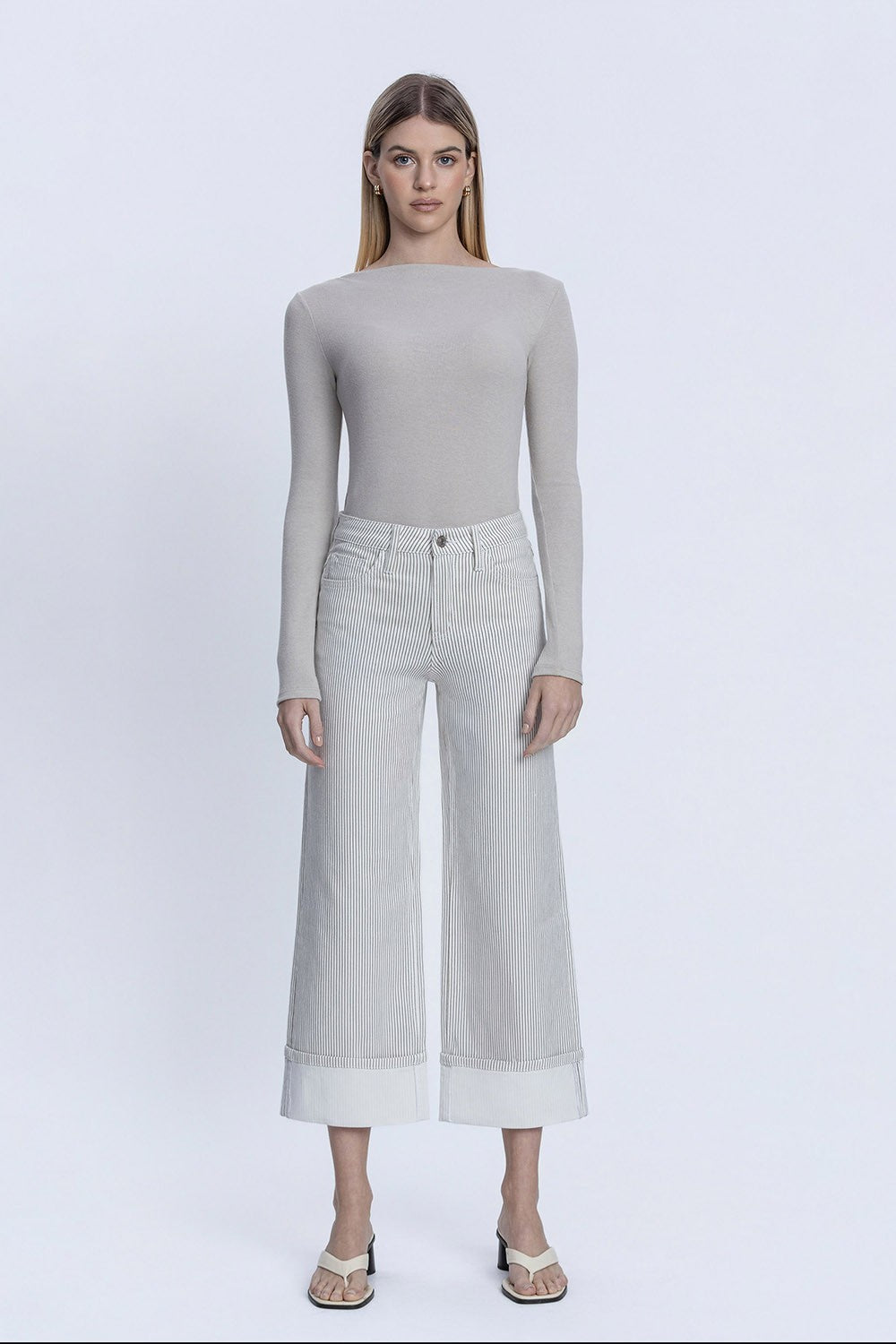 Lovervet Daydream Stripe Crop Jean