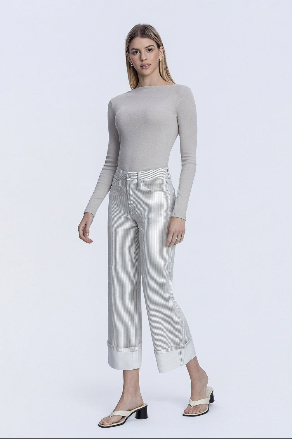 Lovervet Daydream Stripe Crop Jean