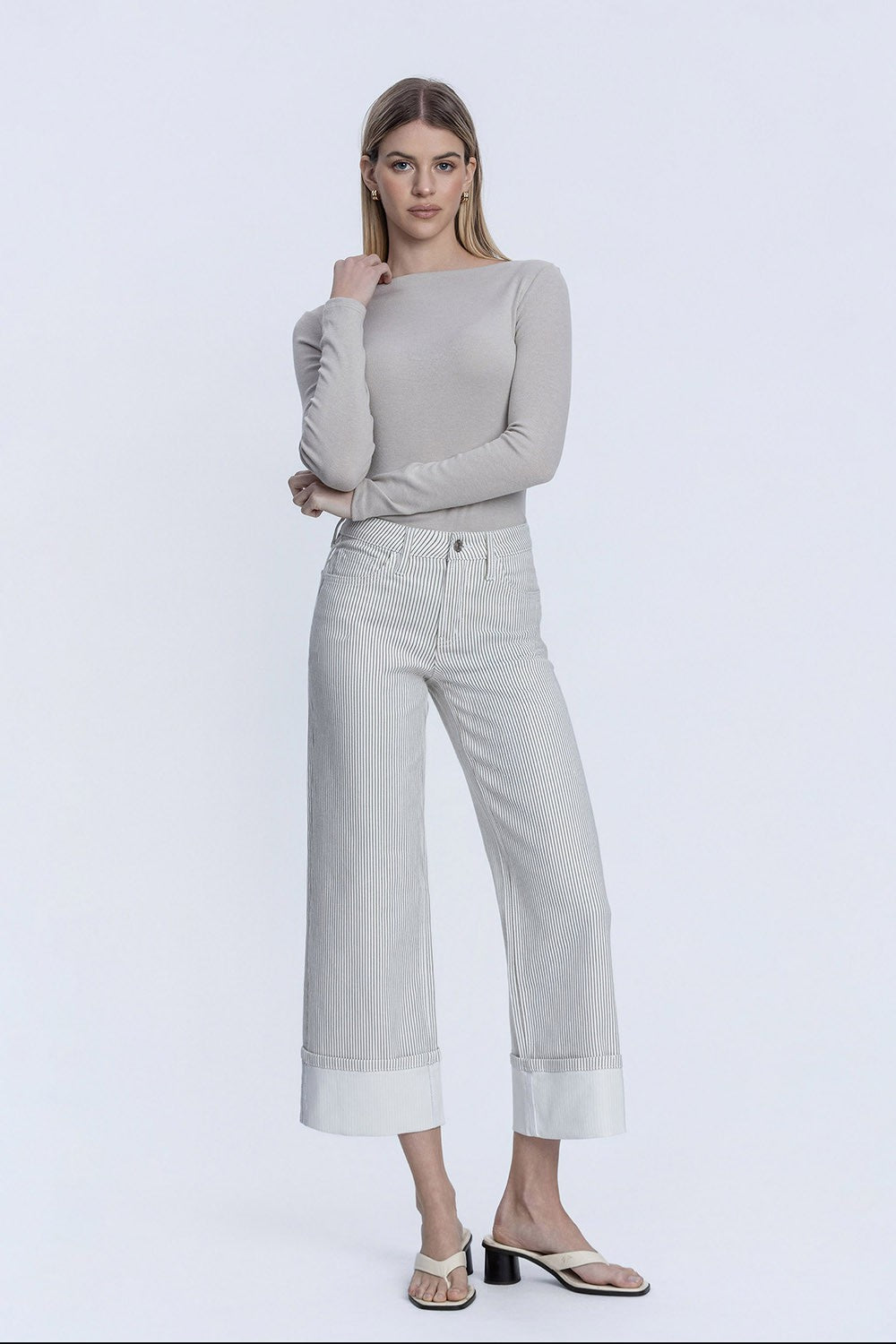 Lovervet Daydream Stripe Crop Jean