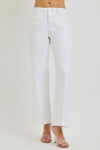 Risen Jeans Tummy Contol Highrise Ankle Wide Crease Line
