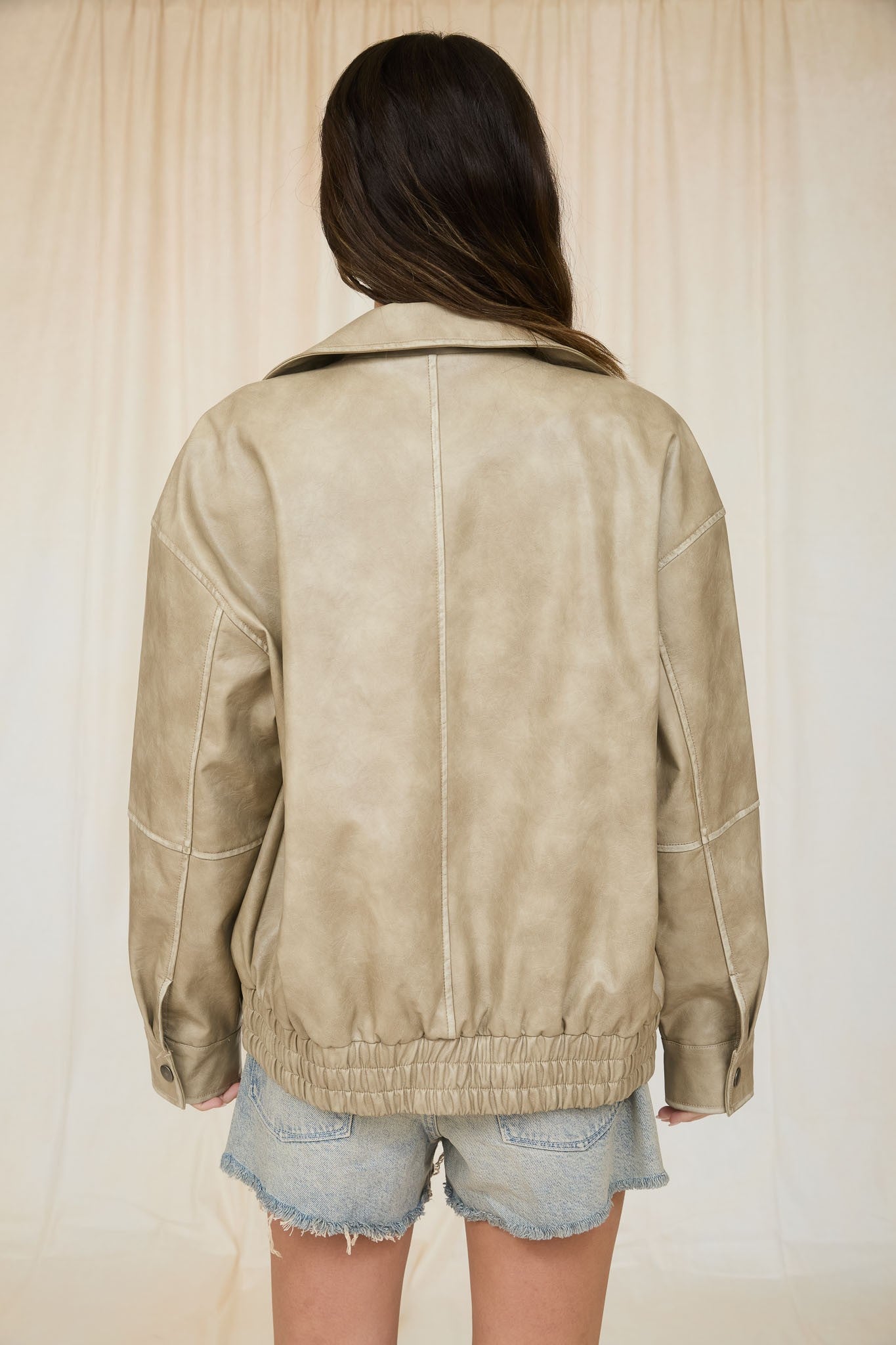 Desert Glow Faux Leather - Blush & Cactus