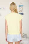 Lemon Chiffon Lightweight Cardigan - Blush & Cactus