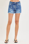 Risen High Rise Paisley Printed Shorts