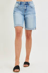 Risen Slouchy Bermuda With Printed Details - Blush & Cactus