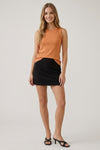 Grommet Ruffle Sleeve Tank Top