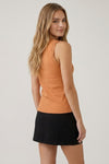Grommet Ruffle Sleeve Tank Top
