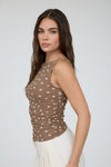 Spot On Mesh Tank Top
