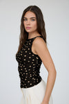 Spot On Mesh Tank Top