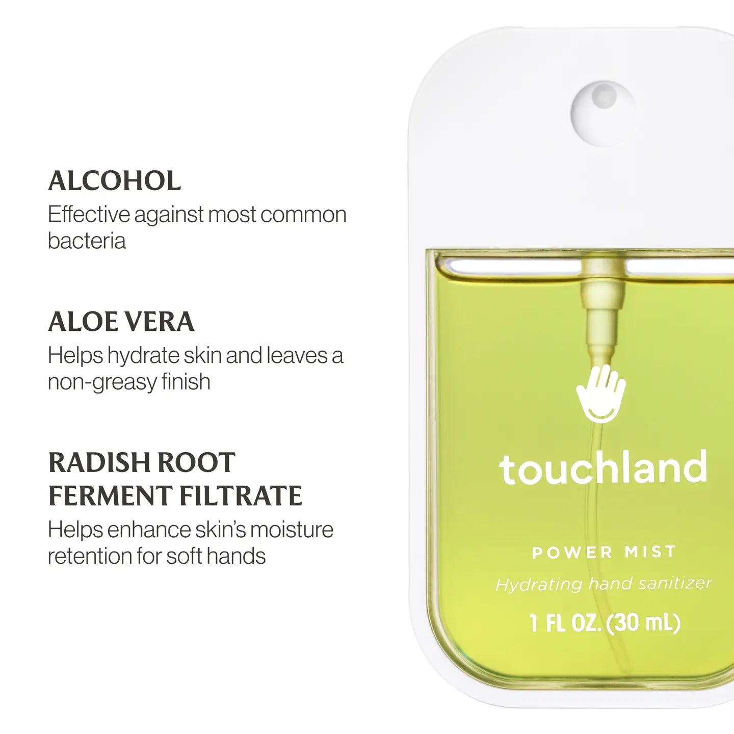Powermist Aloe You Power Mist Hydrating Hand Sanitizer - Blush & Cactus