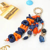 Gameday Star Beads Beaded Drop Keychain Bag Charm