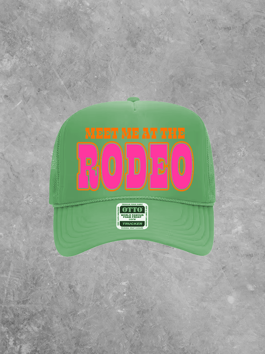 Meet Me At The Rodeo, Western Trucker Hat