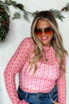 **PREORDER**  Christmas Dress it up Mesh Tops