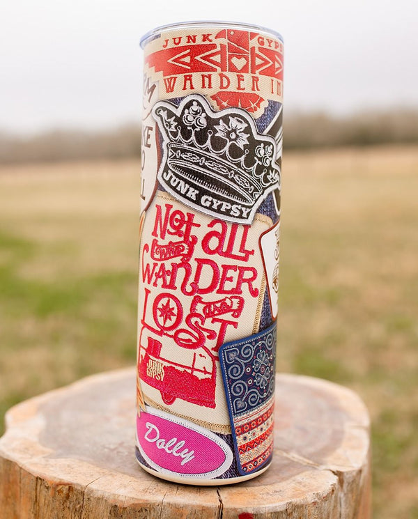 denim patch 30 oz tumbler