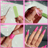 PaintLab Shimmer & Glow Press On Nails - Blush & Cactus