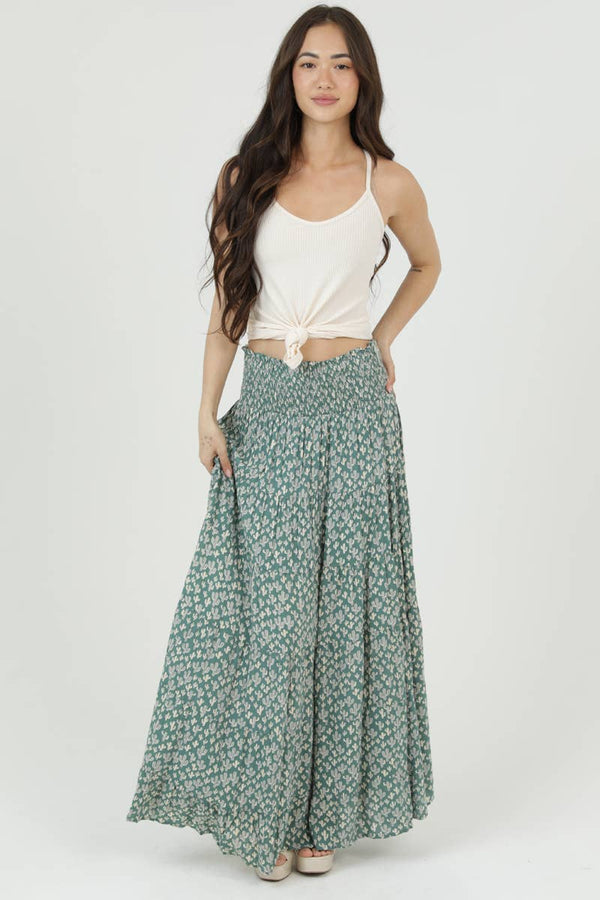 Desert Daydream Skirt - Blush & Cactus