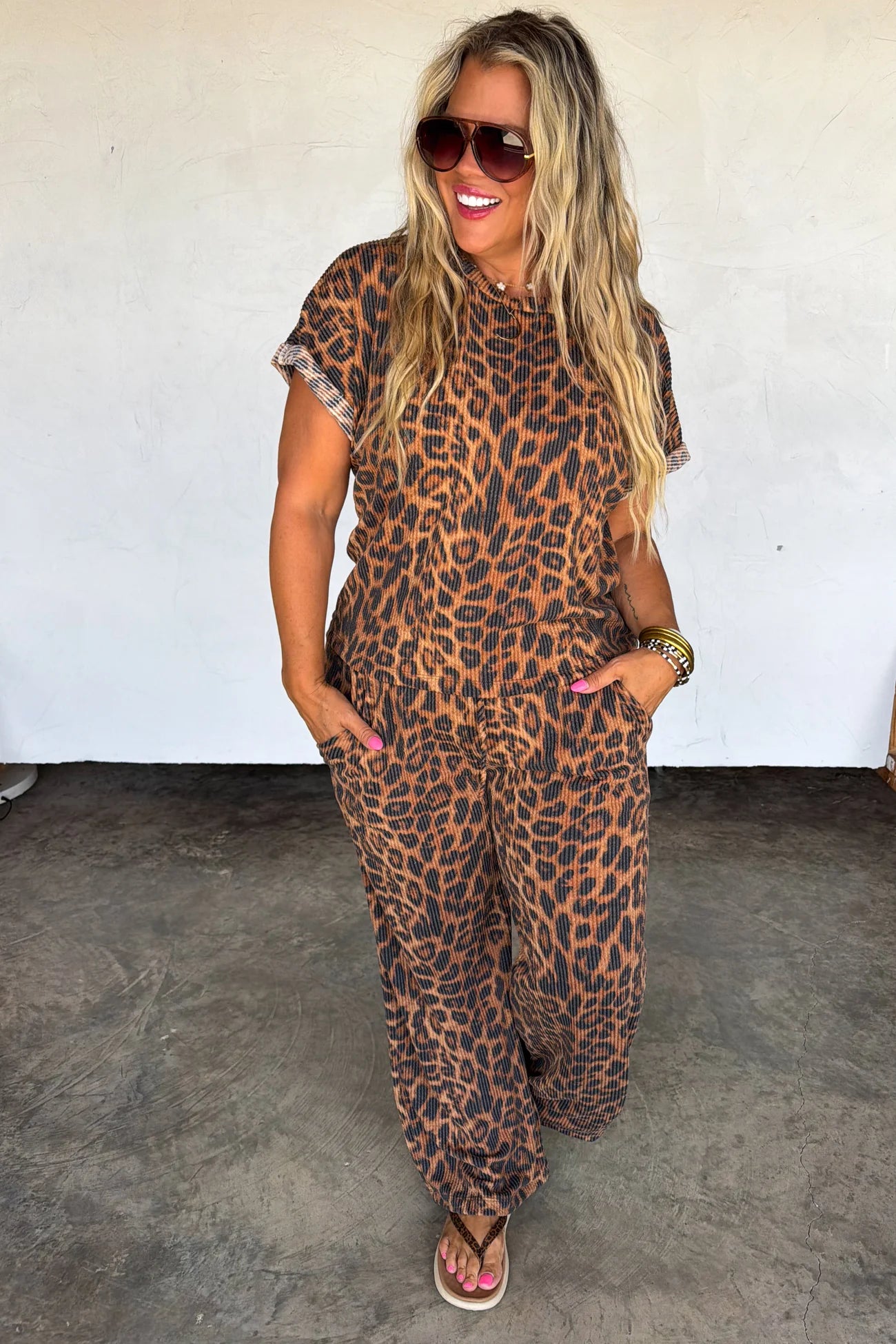 ***PREORDER*** Cheetah Kelsey Pant Sets