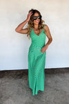 Tea Time & Tan Lines Maxi Dress - Blush & Cactus
