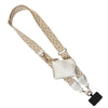 Clip & Go Strap w/RFID Pouch Diamond Pattern - Blush & Cactus