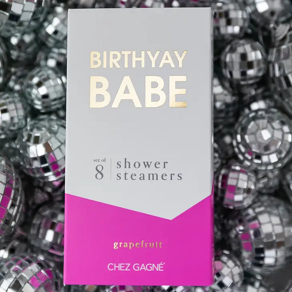 Chez Gagne Birthyay Babe - Birthday Shower Steamers - Grapefruit