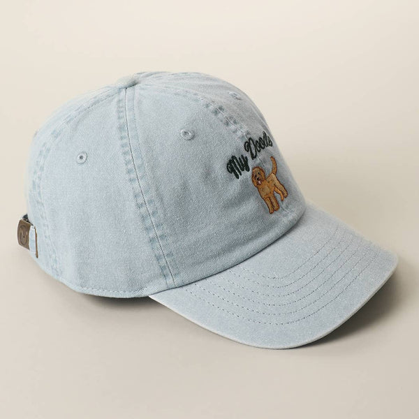 My Doodle Embroidered Cotton Baseball Cap