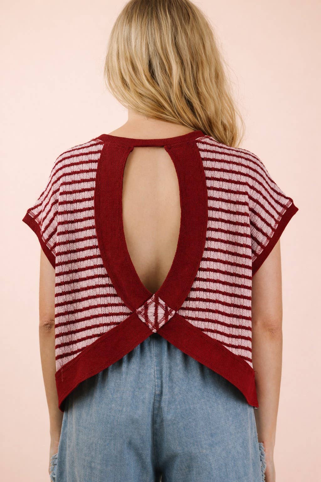 Worth the Turn in Burgundy Top