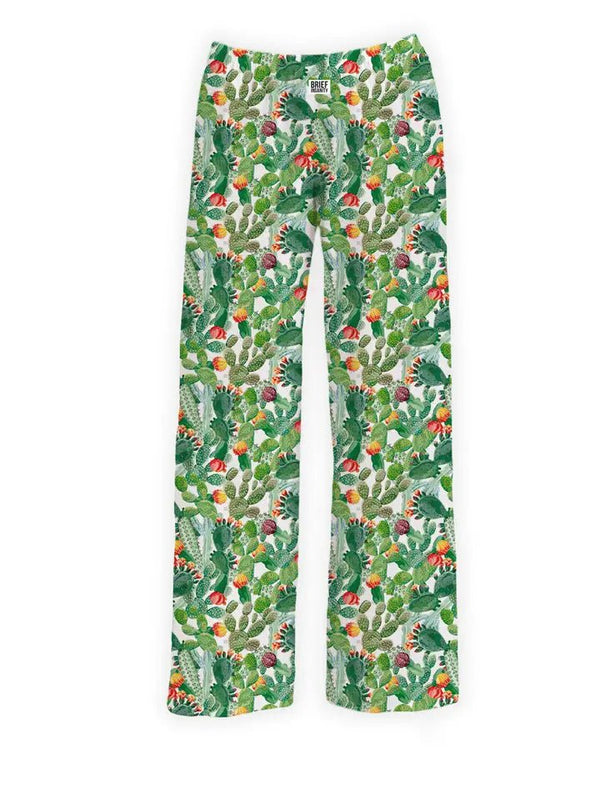 Floral Cactus Lounge Pants - Blush & Cactus