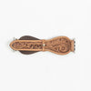 Myra Lone Star Handtooled Leather Watch Band in Light Saddle Tan