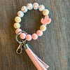 Cactus Western Keychain - Blush & Cactus