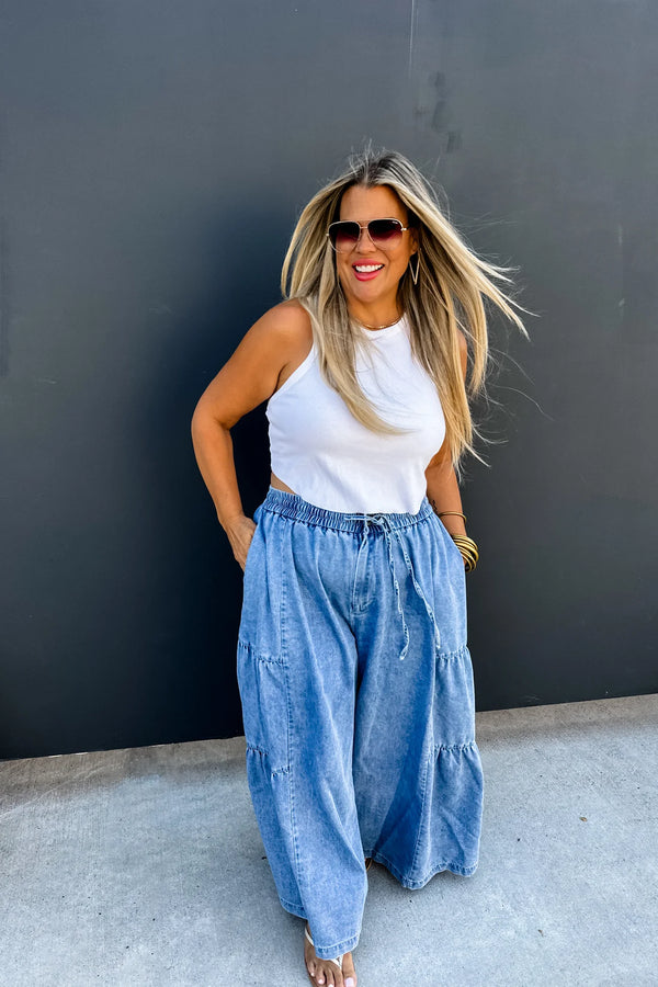 Echo Boho Pants - Blush & Cactus