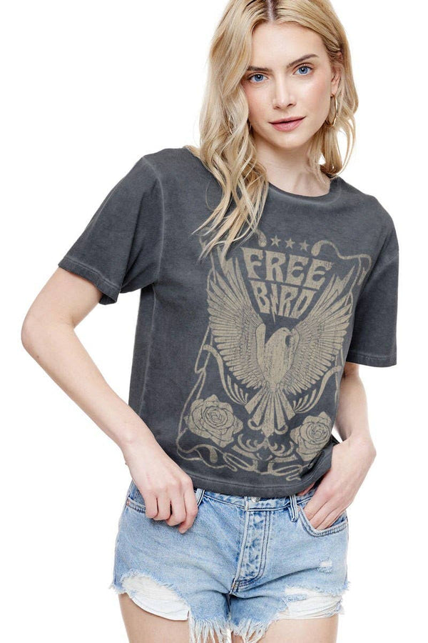 Free Bird Vintage Graphic S/S Lunar Dye Tee