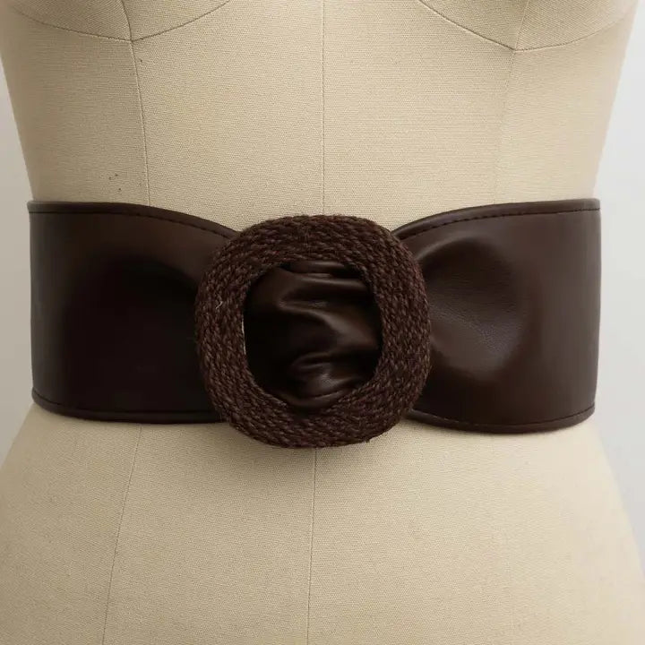 Flexi-Fit Faux Leather Belt - No More Buckle Adjustments