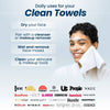 Clean Skin Club Clean Towels XL 50 Count