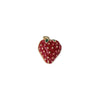 Picked Sweet Gold Red Strawberry Post Earrings - Blush & Cactus