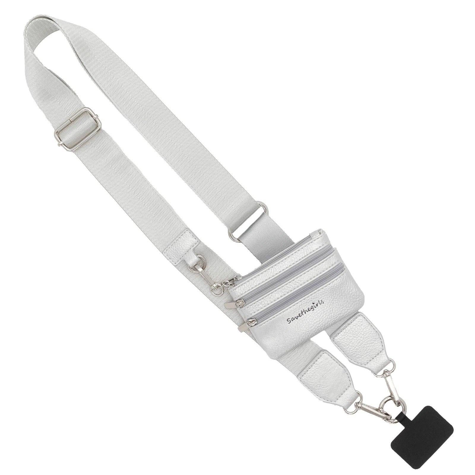 Clip & Go Strap with Pouch - Neutral Collection - Blush & Cactus