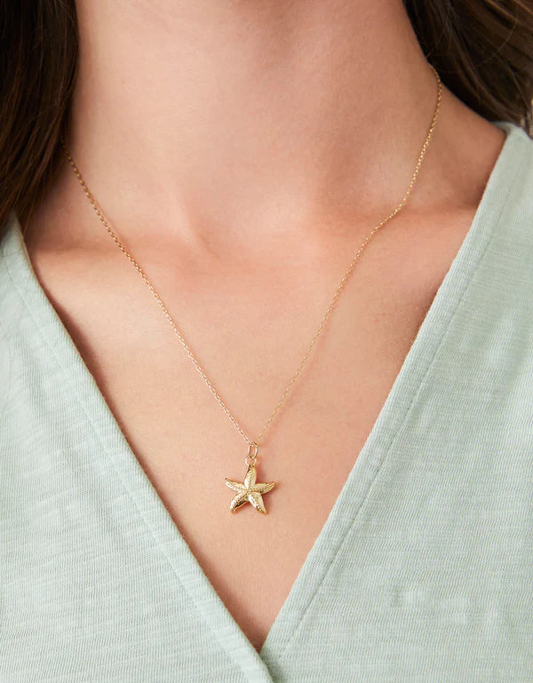 Starfish Necklace, 18"