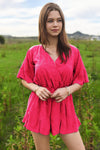 SALE Wrap Front Loose Open Tie Closure Romper