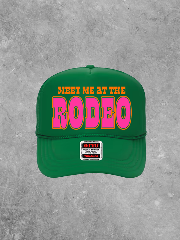 Meet Me At The Rodeo, Western Trucker Hat