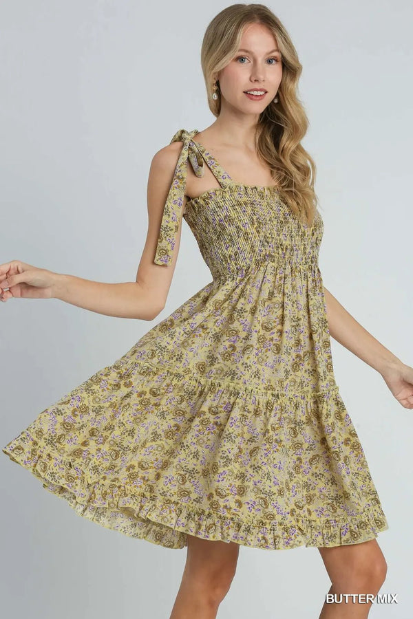 The Buttercup Bloom Dress - Blush & Cactus