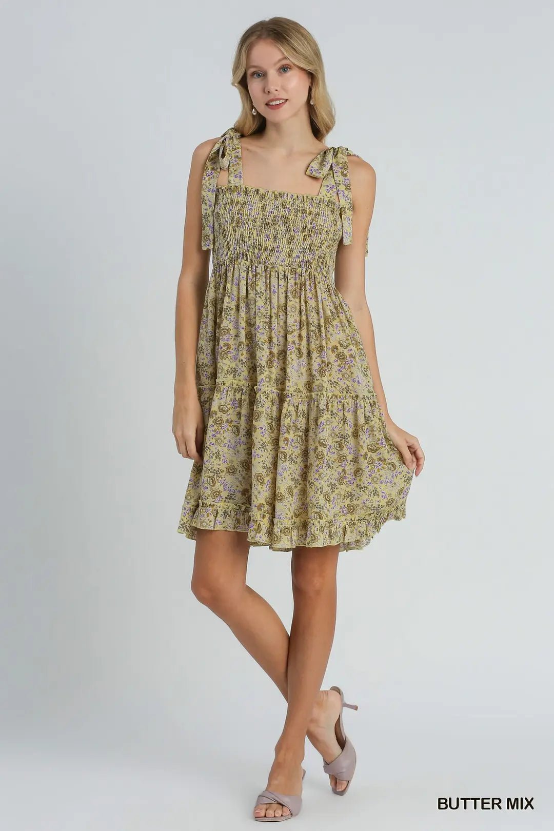 The Buttercup Bloom Dress - Blush & Cactus