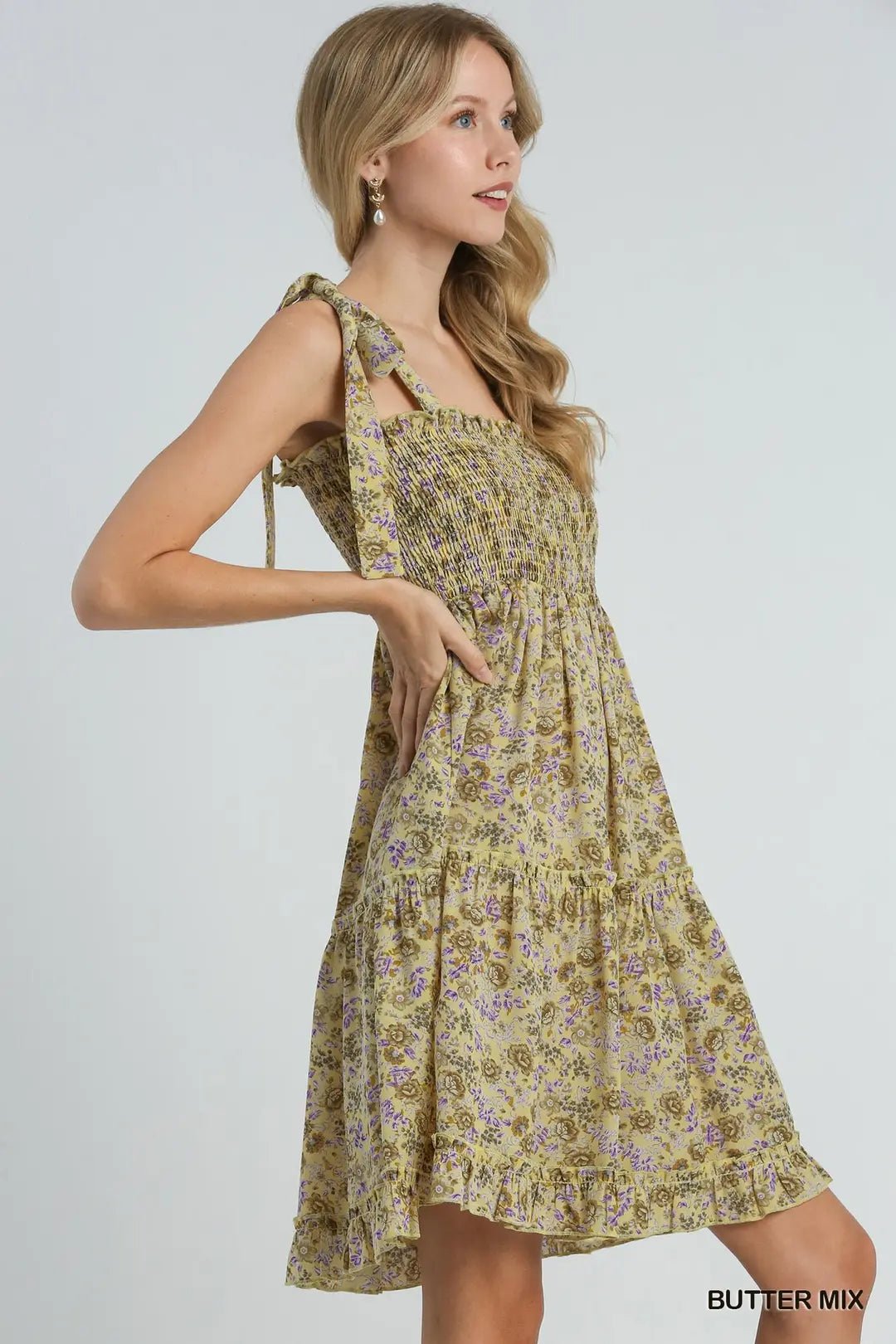 The Buttercup Bloom Dress - Blush & Cactus