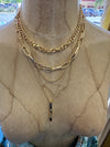 Multi Layer Chain Gold Necklace