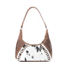 Myra Redrock Vale Embossed Leather Bag in Tobacco