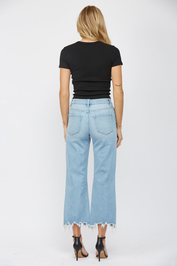 Mica 90's Vintage Crop Flare - Blush & Cactus