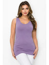 Reversible V or U Neckline Seamless Tank - 8 Colors - Blush & Cactus