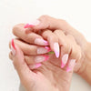 PaintLab Pink Tips Press - On Nails - Blush & Cactus
