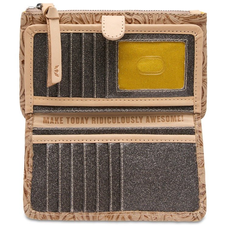 Consuela | Lawton Slim Wallet - Blush & Cactus