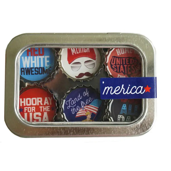 'merica Americana Magnets - Handmade & Eco-Friendly