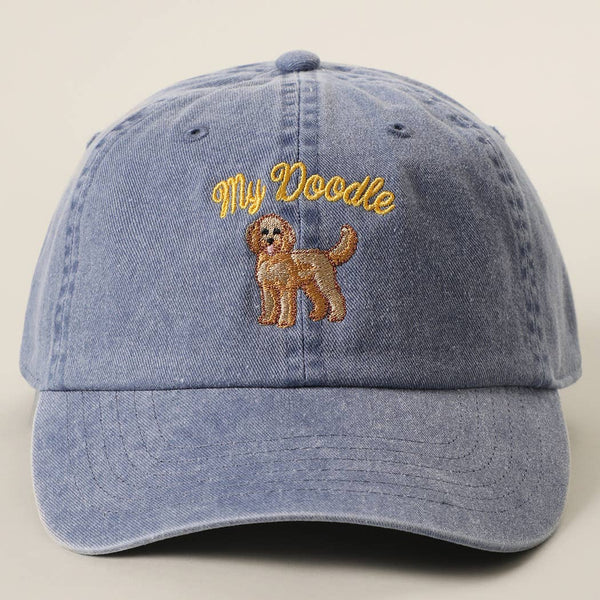 My Doodle Embroidered Cotton Baseball Cap
