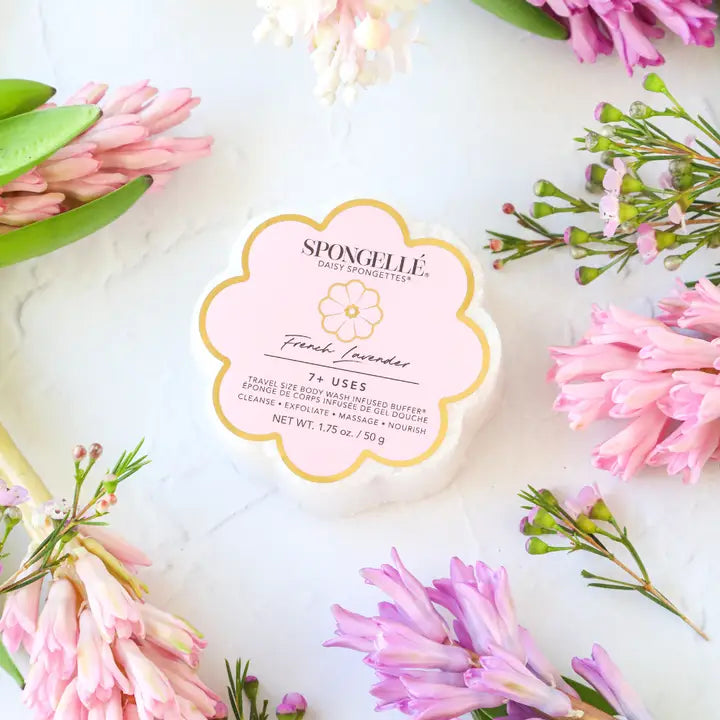 Spongelle French Lavender Daisy Spongette | Spring Gifts