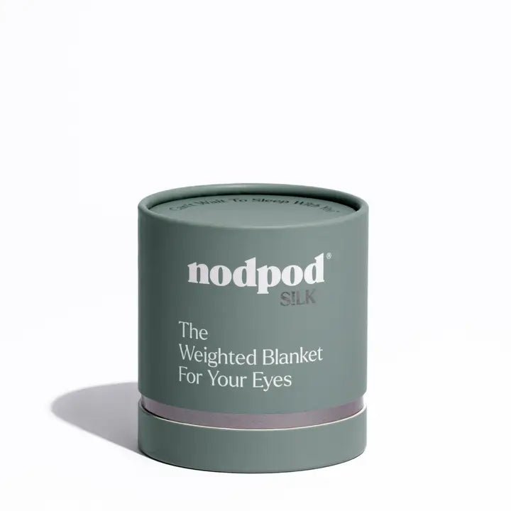 NOdppod Silk Weighted Sleep Mask - Willow - Eye Mask - Blush & Cactus